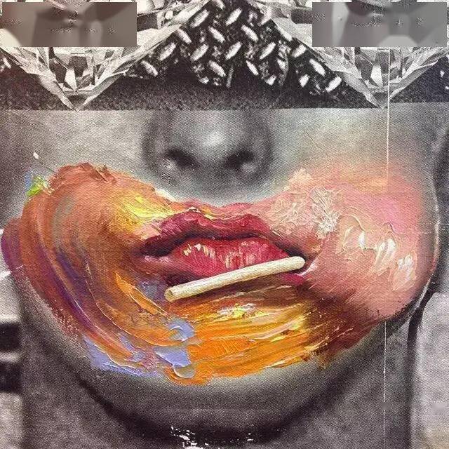 混合媒体艺术照片